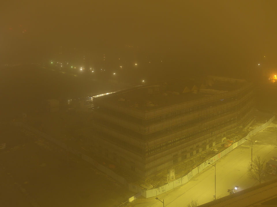 Livebild Baukamera 1 - Gesamtpanorama Baustelle Neubau 'BORGL Viola Park', Horrplatz 3, 1100 Wien (ca. 5 Minuteninterval)